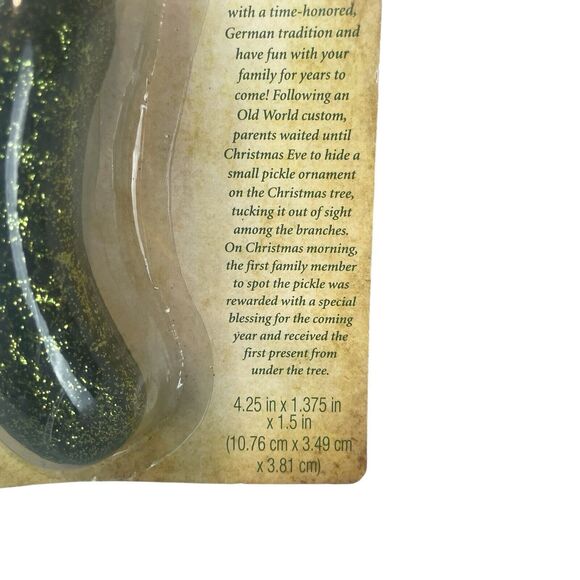 NEW Christmas Pickle Ornament Old World German Tradition  Xmas Decoration - Picture 4 of 4